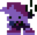 Pixel BF's left miss pose as a Mimiga.