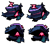 Cassette Goon's pixelated icons.