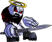 Angry Jebus's right pose.
