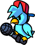 Birdfriend's idle sprite.