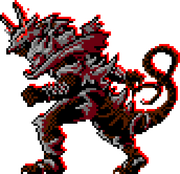 Monster X's alt idle sprite.