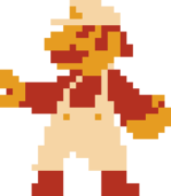 Fire Mario's right pose in CCC.