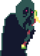 Zero's right sprite with the spear.