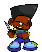 Flash Darnell's animated sprites.