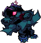 Cassette Goon's animated left pose.