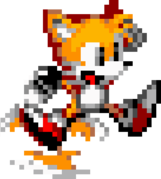 Tails's up pose.