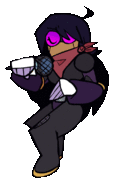 Elanor's animated down miss pose.
