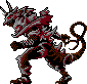 Monster X's idle sprite.