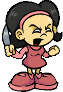 Flash Nene's animated up pose.