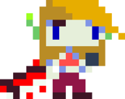 Pixel Curly's Idle Sprite.