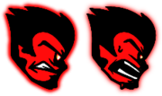 Kiryu's icons in fight mode.