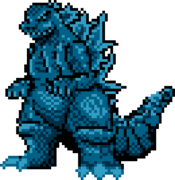 Replay Godzilla's idle sprite.