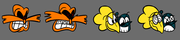 Icons for Robotnik, Scratch, and Grounder