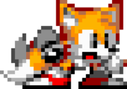 Tails's down pose.