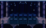 Core stage background with water.