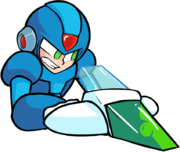 Mega Man X's left pose.