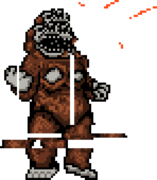 King Kong's alt up pose.
