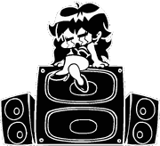 GF's animated crying sprite in battle mode.