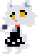 Pixel Ame's right pose.