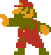 Super Mario's left pose in CCC.