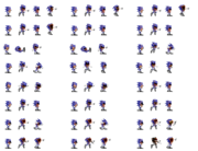 Classic Sonic X Spritesheet.