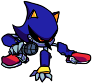 Metal Sonic's down pose.