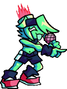 Rockette's animated right pose.
