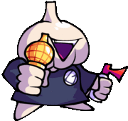 Garlic Dude's animated right pose.