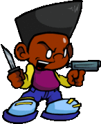 Flash Darnell's animated right pose.