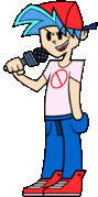 Boyfriend's animated right pose.