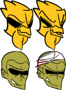 Icons for Jacket, masked and unmasked