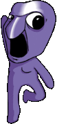 Ao Oni's animated up pose.