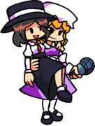 Maribel and Renko standing idle sprite.