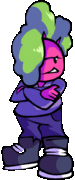 Beet Girl animated dance sprite in Allicin.