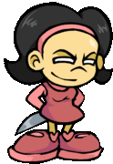 Flash Nene's animated idle sprite.