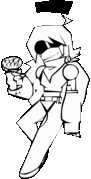 Elanor's animated game over sprite.