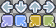 Scrapped diagonal custom note sprites.