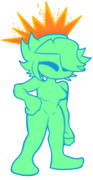 Rockette's Shiny idle sprite.