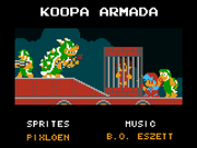 Koopa Armada credits card.