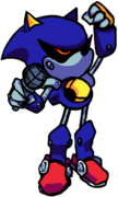 Metal Sonic's up pose.