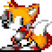 Tails's left pose.
