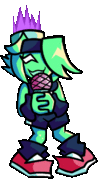 Rockette's animated left pose.
