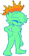 Rockette's Shiny animated idle sprite.