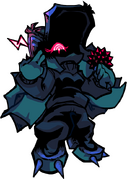 Cassette Goon's up pose.