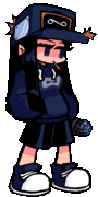 Cassette Girl's idle animation.
