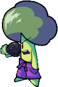 Bro-Ccoli's animated left pose.