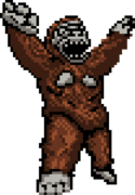 King Kong's posing sprite.