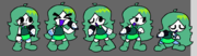 Opponent sprites for Kiwi.