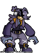 Komodo's babyrage animated idle sprite.