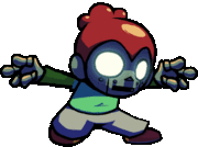RoboPico's animated down pose.